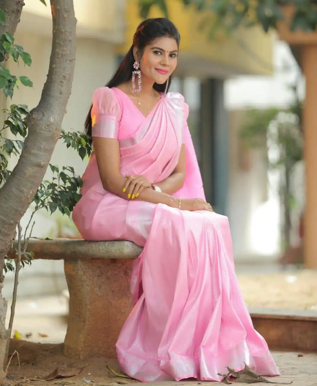 KP 3075 Baby Pink Soft Lichi Silk Whit Designer Jacquard Work in Saree it Grab for ₹1399. Delivery 4-6 Working Days. Shop now. | Sarees, Bollywood Sarees, Creative Sarees, Designer Sarees, Embroidered Sarees, Ethnic Saree, Modern Digital sarees, Party Wear Sarees