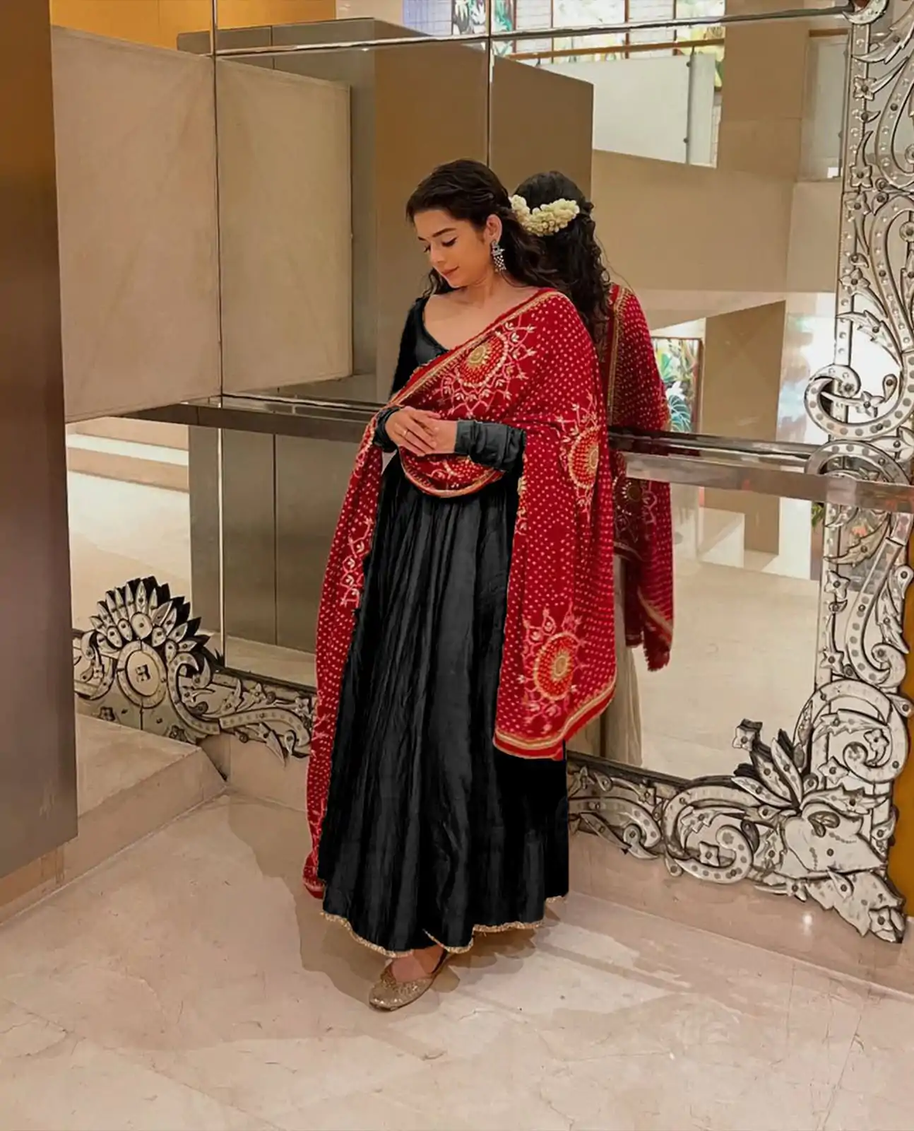 LG 1970 Black Color Chinon Lace On Border Latkan Dori Salwar Suit Casual, Wedding, Festive, Events . Expected Delivery  4-6 Working Days @1999/- only      | Jump Suits, Salwar suit, Casual Suits, Creative suits, Designer Suits, Palazzo Suits, Party Wear Suits, Patiala Suits, Straight Suits