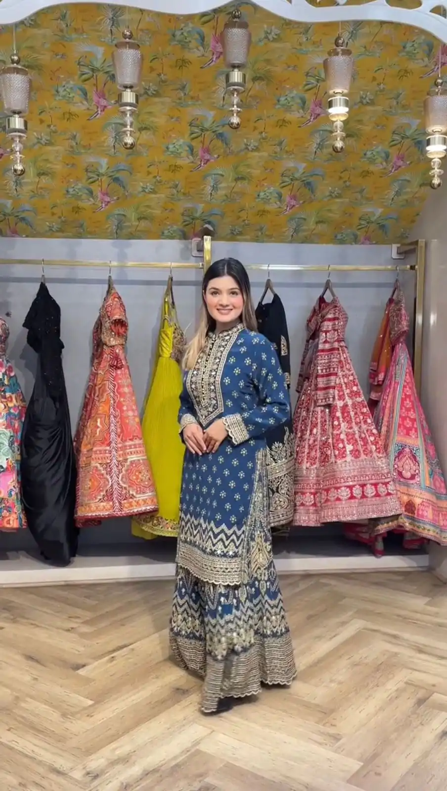 LG 1995 Blue Color Chinon Digital Print diamond Mirror WorkSalwar Suit Casual, Wedding, Festive, Events . Expected Delivery  4-6 Working Days @1999/- only      | Jump Suits, Salwar suit, Casual Suits, Creative suits, Designer Suits, Palazzo Suits, Party Wear Suits, Patiala Suits, Straight Suits