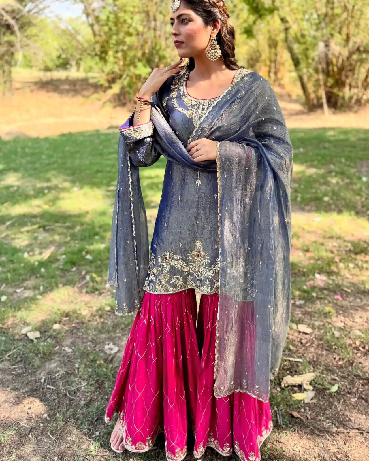 BE 380 Gray Fandy Salwar Suit Perfect for Wedding, Party, Ethnic Day, Family Gatherings, Sangeet . Available at ₹1999 only. Delivery 4-6 Working Days | Jump Suits, Tops & Bottoms, Track Suits, Salwar suit, Casual Suits, Creative suits, Designer Suits, Palazzo Suits, Party Wear Suits, Patiala Suits, Straight Suits, Trendy Wear