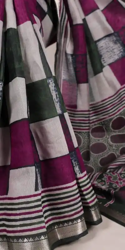 YNF 7045 Green Color Polyester Viscose Chanderi Printed Border Saree Casual, Wedding, Festive, Events . Expected Delivery  4-6 Working Days @1499/- only                                | Sarees, Bollywood Sarees, Creative Sarees, Designer Sarees, Embroidered Sarees, Ethnic Saree, Modern Digital sarees, Party Wear Sarees