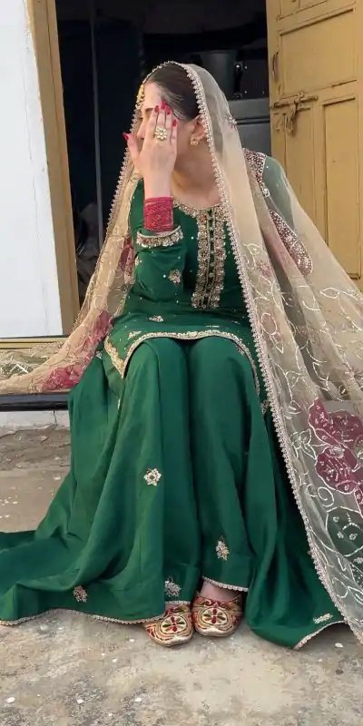 LG 1996 Green Color Chinon Sequence Embroidery Work Salwar Suit Casual, Wedding, Festive, Events . Expected Delivery  4-6 Working Days @1999/- only      | Jump Suits, Salwar suit, Casual Suits, Creative suits, Designer Suits, Palazzo Suits, Party Wear Suits, Patiala Suits, Straight Suits