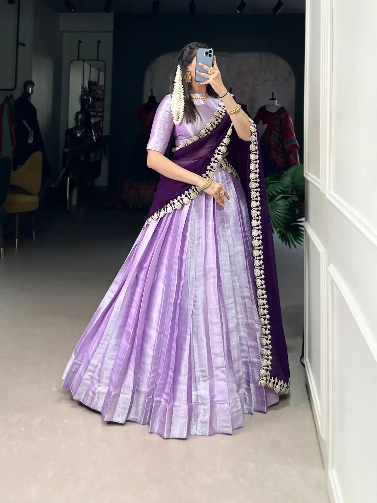 LNB 2013 Lavender Color Jacquard Silk weaving work Lehenga Choli Wedding, Party, Festive, Events Etc. Delivery 4-6 Working Days Rs 2999 | Lehenga, Bollywood Lehenga, Creative Lehenga, Designer Lehenga, Embroidered Lehenga, Party Wear Lehenga