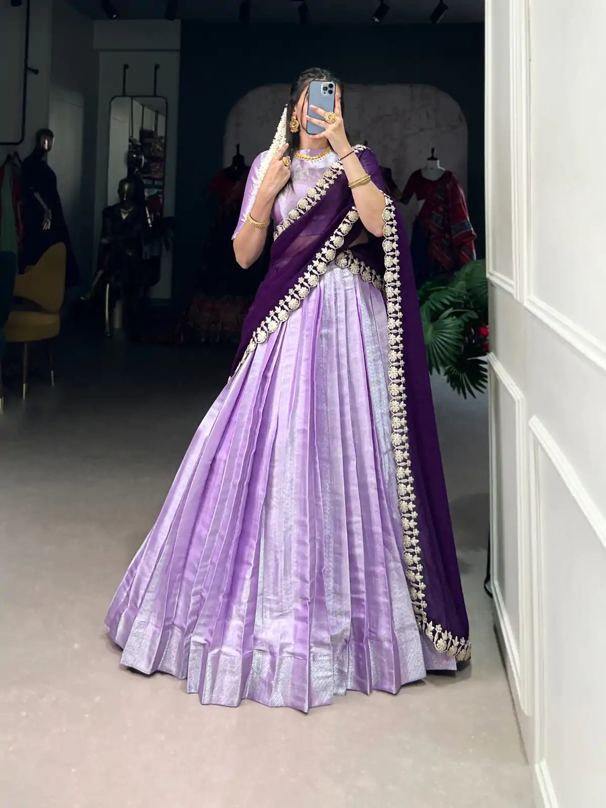 LNB 2013 Lavender Color Jacquard Silk weaving work Lehenga Choli Wedding, Party, Festive, Events Etc. Delivery 4-6 Working Days Rs 2999 | Lehenga, Bollywood Lehenga, Creative Lehenga, Designer Lehenga, Embroidered Lehenga, Party Wear Lehenga