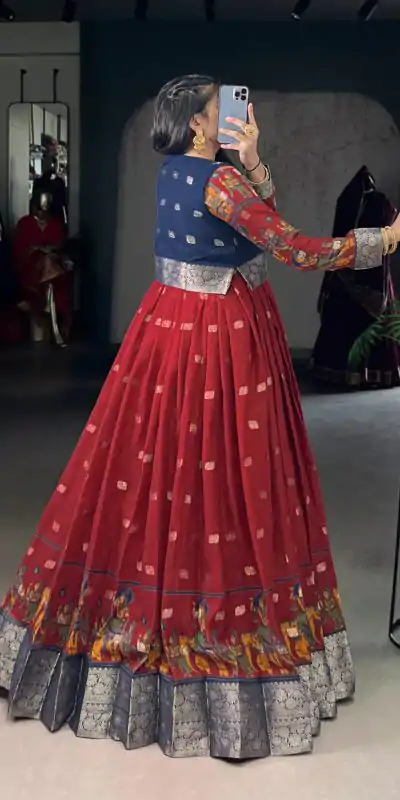 YNF 5031 Maroon Color Poly Cotton Kalamkari Print Zari Weaving Work Gown Casual, Wedding, Festive, Events . Expected Delivery  4-6 Working Days @1999/- only      | Gowns, Bollywood Gowns, Creative Gowns, Designer Gowns, Embroidered Gowns, Party Wear Gowns