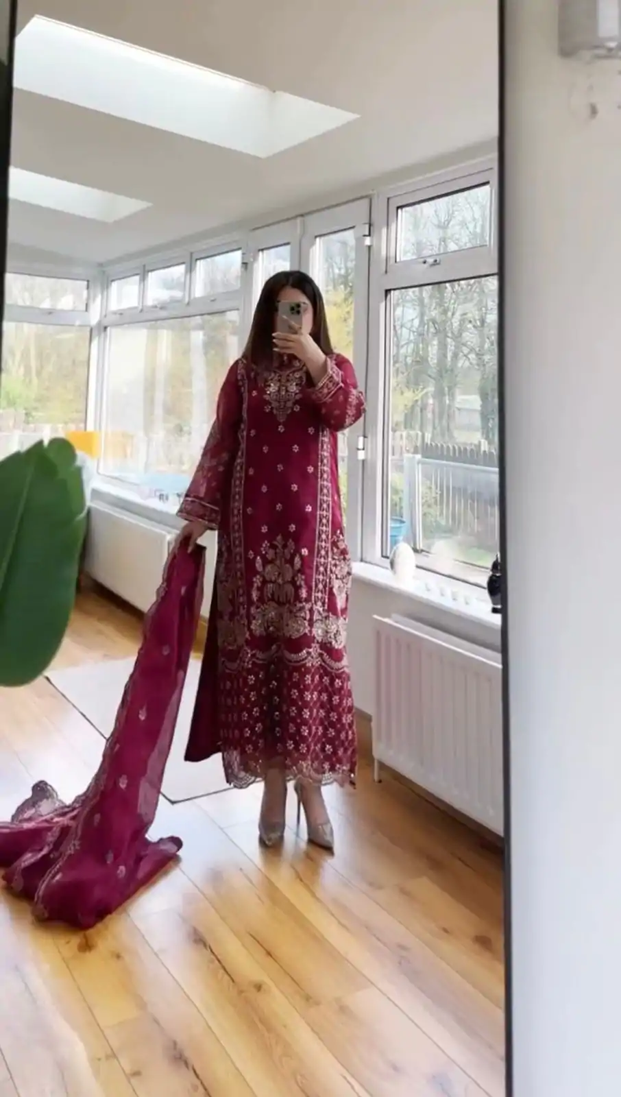 BE 383 Maroon Color Georgette Embroidery Diamond Work Salwar Suit Casual, Wedding, Festive, Events . Expected Delivery  4-6 Working Days @1999/- only      | Jump Suits, Salwar suit, Casual Suits, Creative suits, Designer Suits, Palazzo Suits, Party Wear Suits, Patiala Suits, Straight Suits