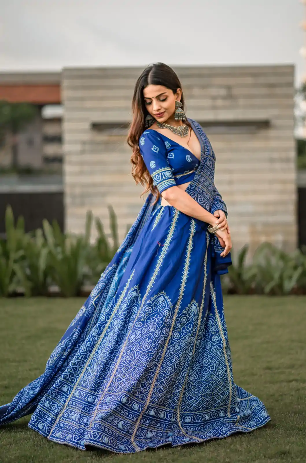 LNB 1251 Navy Blue Color Vaishali silk Printed With Gota Patti Work Lehenga Choli Wedding, Party, Festive, Events Etc. Delivery 4-6 Working Days Rs 3399 | Lehenga, Bollywood Lehenga, Creative Lehenga, Designer Lehenga, Embroidered Lehenga, Party Wear Lehenga