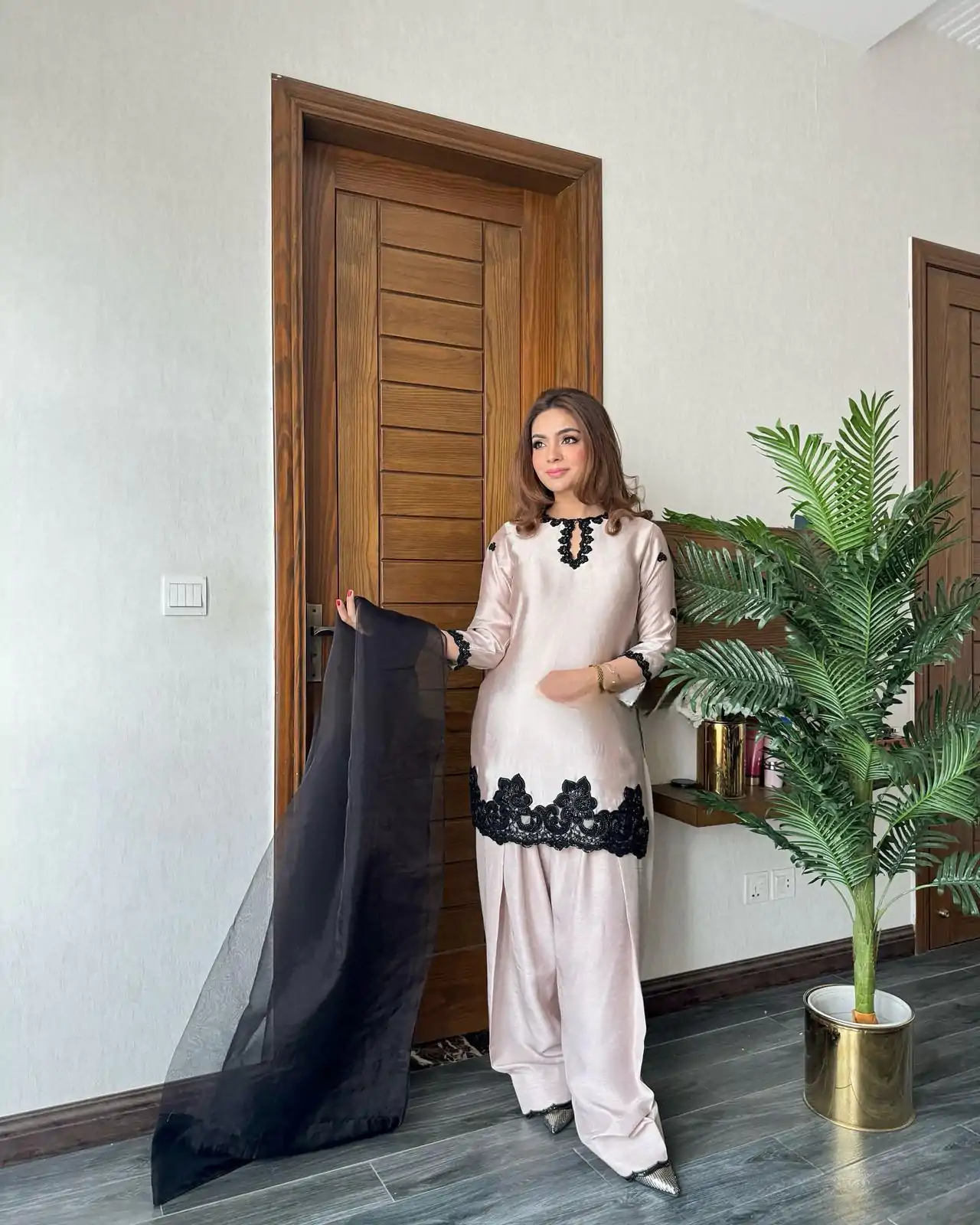 BE 371 Off White Color French Crape Sequence Embroidery Beads Salwar Suit Casual, Wedding, Festive, Events . Expected Delivery  4-6 Working Days @2099/- only      | Jump Suits, Salwar suit, Casual Suits, Creative suits, Designer Suits, Palazzo Suits, Party Wear Suits, Patiala Suits, Straight Suits