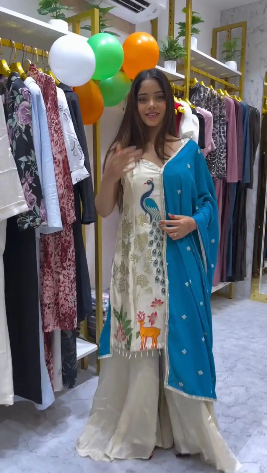 LG 1994 Off White Color French Crape Embroidery Work Salwar Suit Casual, Wedding, Festive, Events . Expected Delivery  4-6 Working Days @1999/- only      | Jump Suits, Salwar suit, Casual Suits, Creative suits, Designer Suits, Palazzo Suits, Party Wear Suits, Patiala Suits, Straight Suits