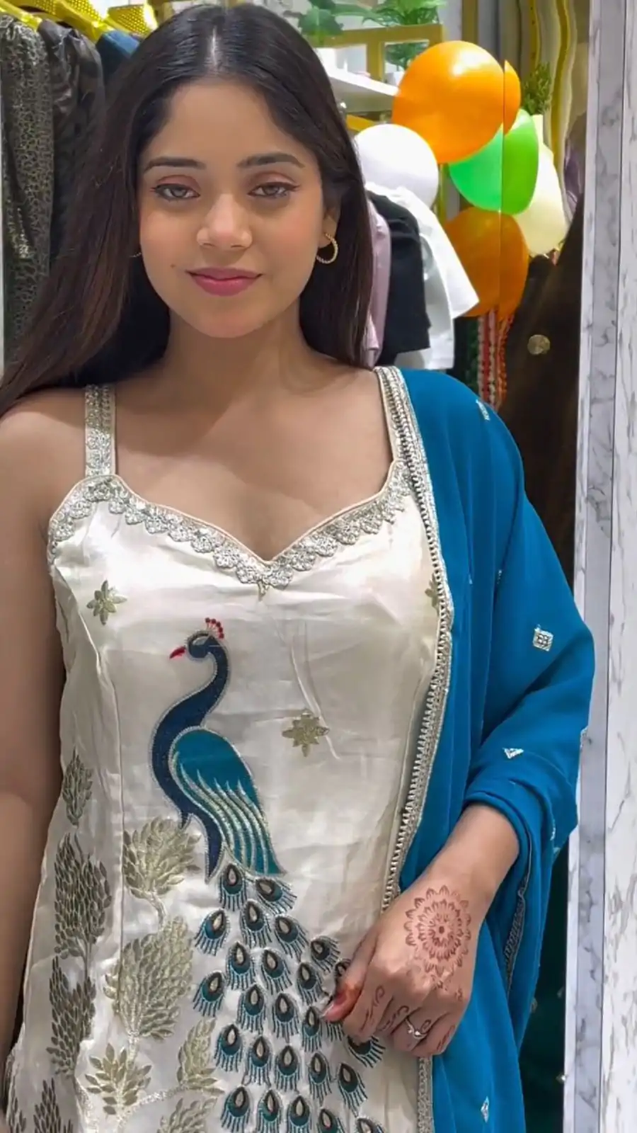 LG 1994 Off White Color French Crape Embroidery Work Salwar Suit Casual, Wedding, Festive, Events . Expected Delivery  4-6 Working Days @1999/- only      | Jump Suits, Salwar suit, Casual Suits, Creative suits, Designer Suits, Palazzo Suits, Party Wear Suits, Patiala Suits, Straight Suits