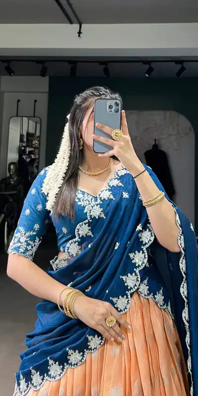 LNB 2024 Orange Color Zari Kota Weaving Work Sequins Thread Embroidery Lehenga Choli Festive Party Wedding, Events etc. Delivery 4-6 Working Days @2999/- | Lehenga, Bollywood Lehenga, Creative Lehenga, Designer Lehenga, Embroidered Lehenga, Party Wear Lehenga