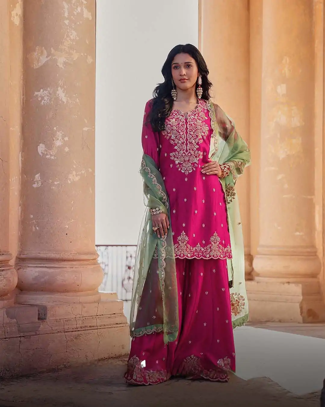 LG 1988 Pink Color Chinon Sequence Embroidery Work Salwar Suit Casual, Wedding, Festive, Events . Expected Delivery  4-6 Working Days @2149/- only      | Jump Suits, Salwar suit, Casual Suits, Creative suits, Designer Suits, Palazzo Suits, Party Wear Suits, Patiala Suits, Straight Suits