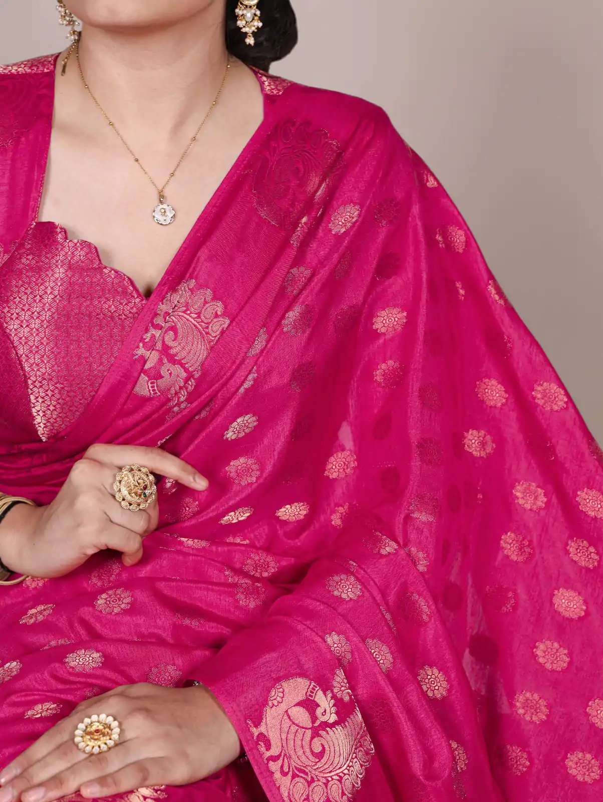 YNF 7904 Pink Color Roop Silk Zari Weaving Work Saree Casual, Wedding, Festive, Events . Expected Delivery  4-6 Working Days @1749/- only                                                                                | Sarees, Bollywood Sarees, Creative Sarees, Designer Sarees, Embroidered Sarees, Ethnic Saree, Modern Digital sarees, Party Wear Sarees