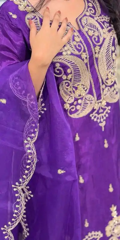 BE 352 Purple Color Chinon Cording Sequence Embroidery Work Salwar Suit Casual, Wedding, Festive, Events . Expected Delivery  4-6 Working Days @1699/- only      | Jump Suits, Salwar suit, Casual Suits, Creative suits, Designer Suits, Palazzo Suits, Party Wear Suits, Patiala Suits, Straight Suits