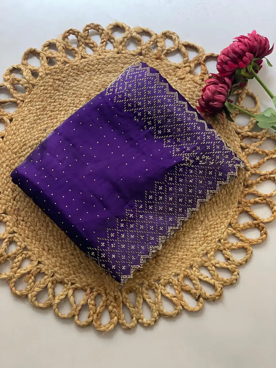 DF 3467 Purple Color Jimmy Choo Full Zarkhan Diamond Work Saree Casual, Wedding, Festive, Events . Expected Delivery  4-6 Working Days @2099/- only                                                                                | Sarees, Bollywood Sarees, Creative Sarees, Designer Sarees, Embroidered Sarees, Ethnic Saree, Modern Digital sarees, Party Wear Sarees