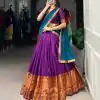 LNB 2040 Purple Color Narayan Pet Zari Weaving Lehenga Choli Choli Festive Party Wedding, Events etc. Delivery 4-6 Working Days @1899/- | Lehenga, Bollywood Lehenga, Creative Lehenga, Designer Lehenga, Embroidered Lehenga, Party Wear Lehenga