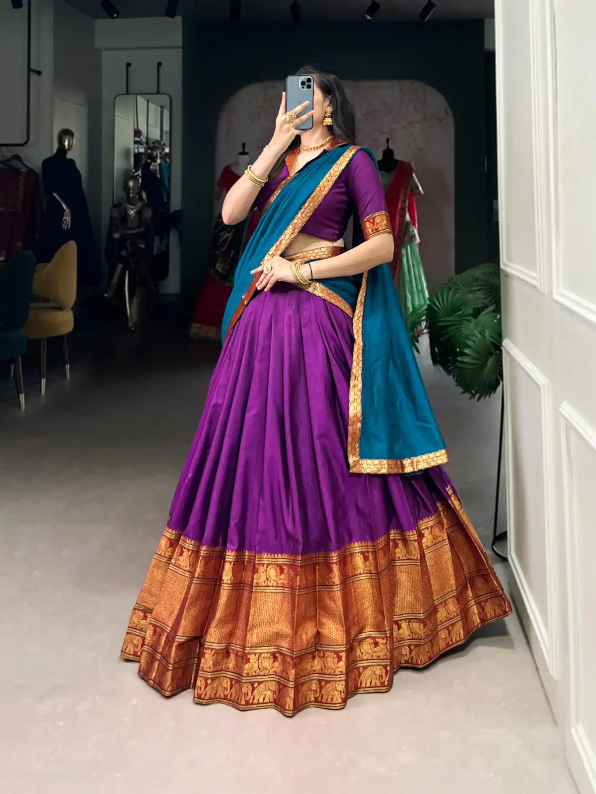 LNB 2040 Purple Color Narayan Pet Zari Weaving Lehenga Choli Choli Festive Party Wedding, Events etc. Delivery 4-6 Working Days @1899/- | Lehenga, Bollywood Lehenga, Creative Lehenga, Designer Lehenga, Embroidered Lehenga, Party Wear Lehenga