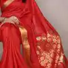 YNF 7903 Red Color Raw Silk Zari Weaving Work Saree Casual, Wedding, Festive, Events . Expected Delivery  4-6 Working Days @1699/- only                                                                                | Sarees, Bollywood Sarees, Creative Sarees, Designer Sarees, Embroidered Sarees, Ethnic Saree, Modern Digital sarees, Party Wear Sarees