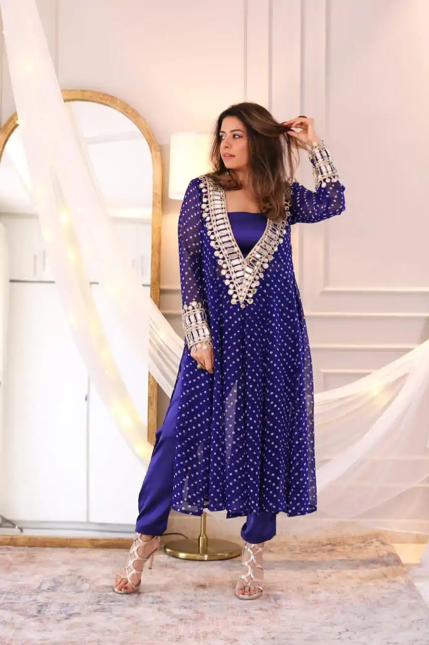LG 1944 Royal Blue Color Chinon digital Printed Embroidery Salwar Suit Casual, Wedding, Festive, Events . Expected Delivery  4-6 Working Days @1649/- only      | Jump Suits, Salwar suit, Casual Suits, Creative suits, Designer Suits, Palazzo Suits, Party Wear Suits, Patiala Suits, Straight Suits