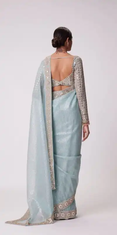 DF 3431 Sky Blue Color Faux Georgette Heavy 5mm Sequence Work Saree Casual, Wedding, Festive, Events . Expected Delivery  4-6 Working Days @1759/- only                                                                                | Sarees, Bollywood Sarees, Creative Sarees, Designer Sarees, Embroidered Sarees, Ethnic Saree, Modern Digital sarees, Party Wear Sarees