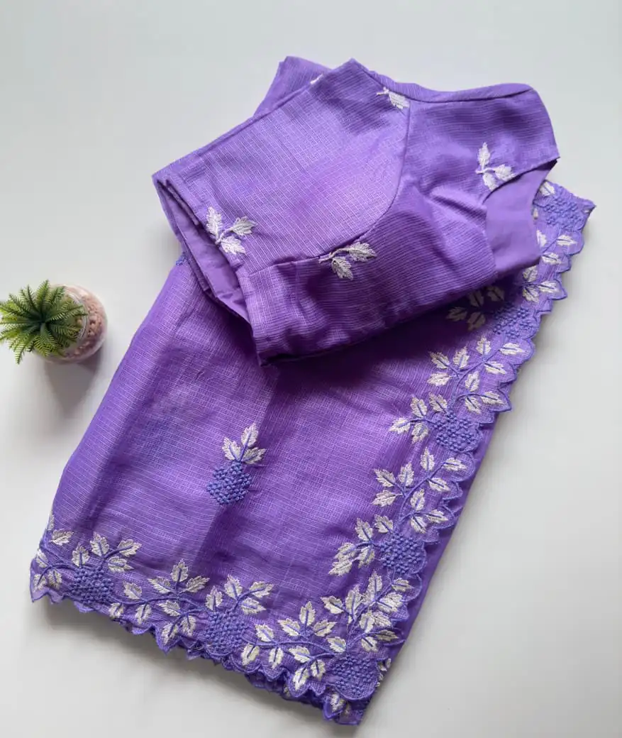 DF KOTA Violet Color Kota Doriya Multi Thread Work Slapp Border Saree Casual, Wedding, Festive, Events . Expected Delivery  4-6 Working Days @1999/- only                                                 | Sarees, Bollywood Sarees, Creative Sarees, Designer Sarees, Embroidered Sarees, Ethnic Saree, Modern Digital sarees, Party Wear Sarees