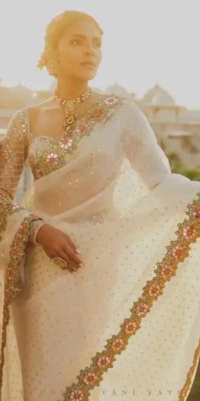 DF 3453 White Color Faux Georgette 5mm Sequence Work Casual, Wedding, Festive, Events . Expected Delivery  4-6 Working Days @2099/- only                                                                                | Sarees, Bollywood Sarees, Creative Sarees, Designer Sarees, Embroidered Sarees, Ethnic Saree, Modern Digital sarees, Party Wear Sarees