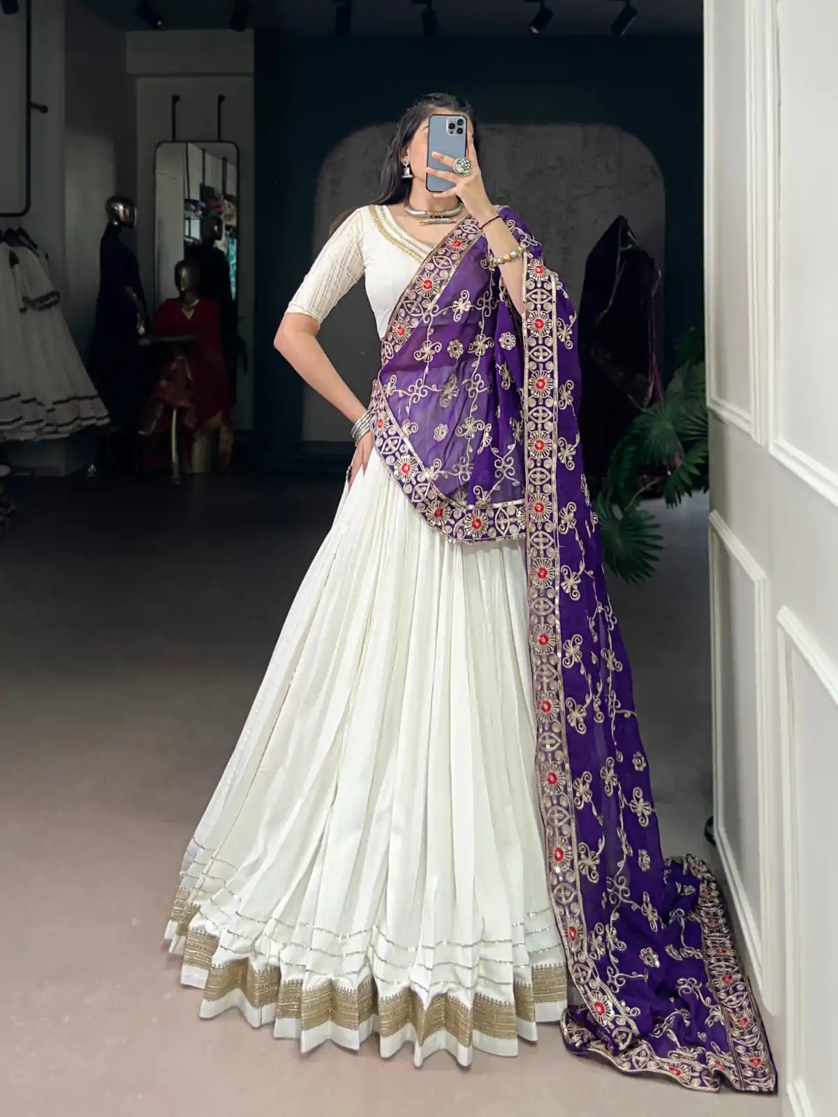 LNB 1665 White Color Pure Rayon Zari Weaving Work With Lace Touch Up Lehenga Choli Wedding, Party, Festive, Events Etc. Delivery 4-6 Working Days Rs 3399 | Lehenga, Bollywood Lehenga, Creative Lehenga, Designer Lehenga, Embroidered Lehenga, Party Wear Lehenga
