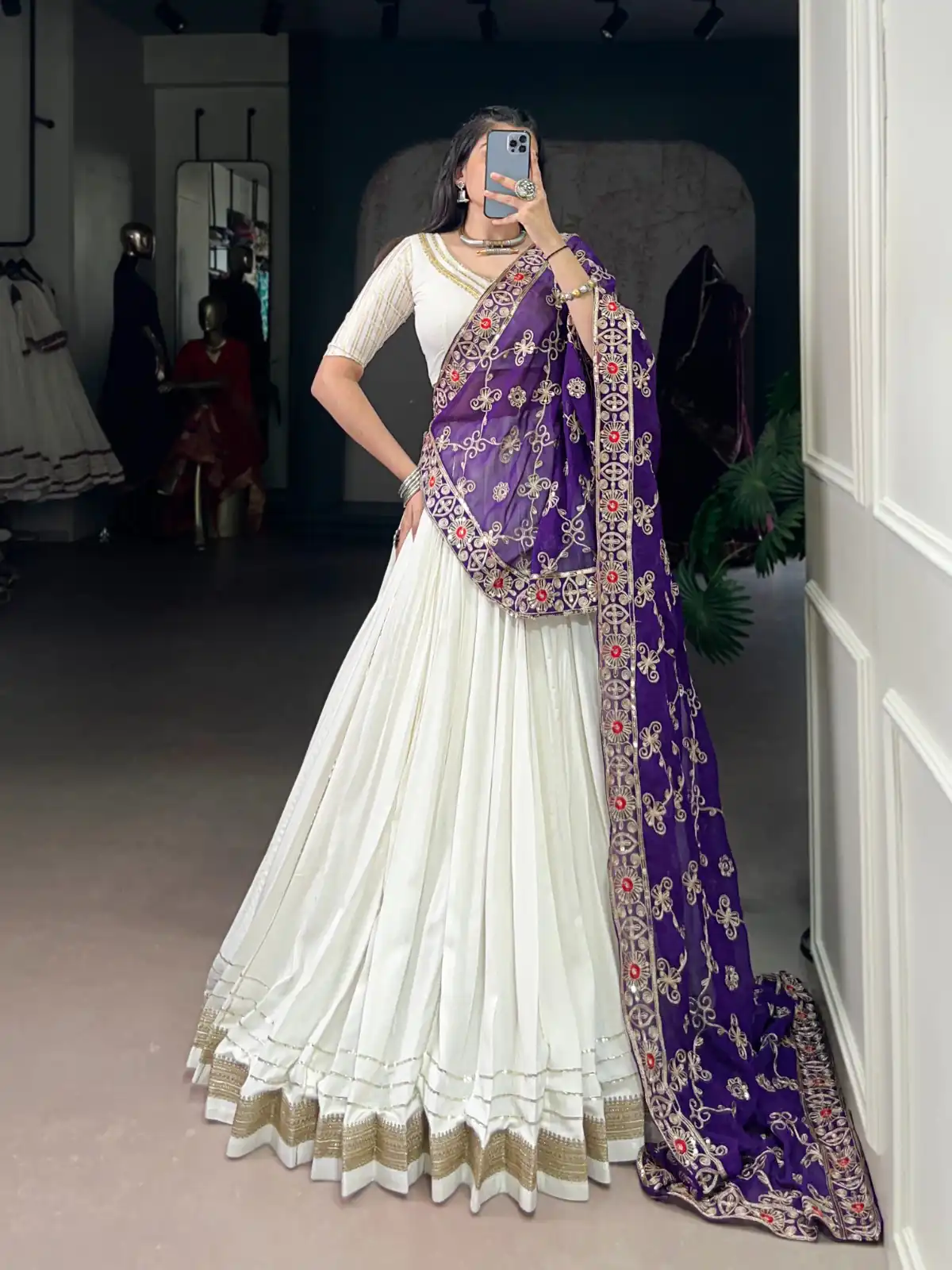 LNB 1665 White Color Pure Rayon Zari Weaving Work With Lace Touch Up Lehenga Choli Wedding, Party, Festive, Events Etc. Delivery 4-6 Working Days Rs 3399 | Lehenga, Bollywood Lehenga, Creative Lehenga, Designer Lehenga, Embroidered Lehenga, Party Wear Lehenga
