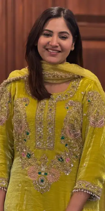 LG 1891 Yellow Color Fendy Sequence Embroidery Work Salwar Suit Casual, Wedding, Festive, Events . Expected Delivery  4-6 Working Days @2149/- only      | Jump Suits, Salwar suit, Casual Suits, Creative suits, Designer Suits, Palazzo Suits, Party Wear Suits, Patiala Suits, Straight Suits