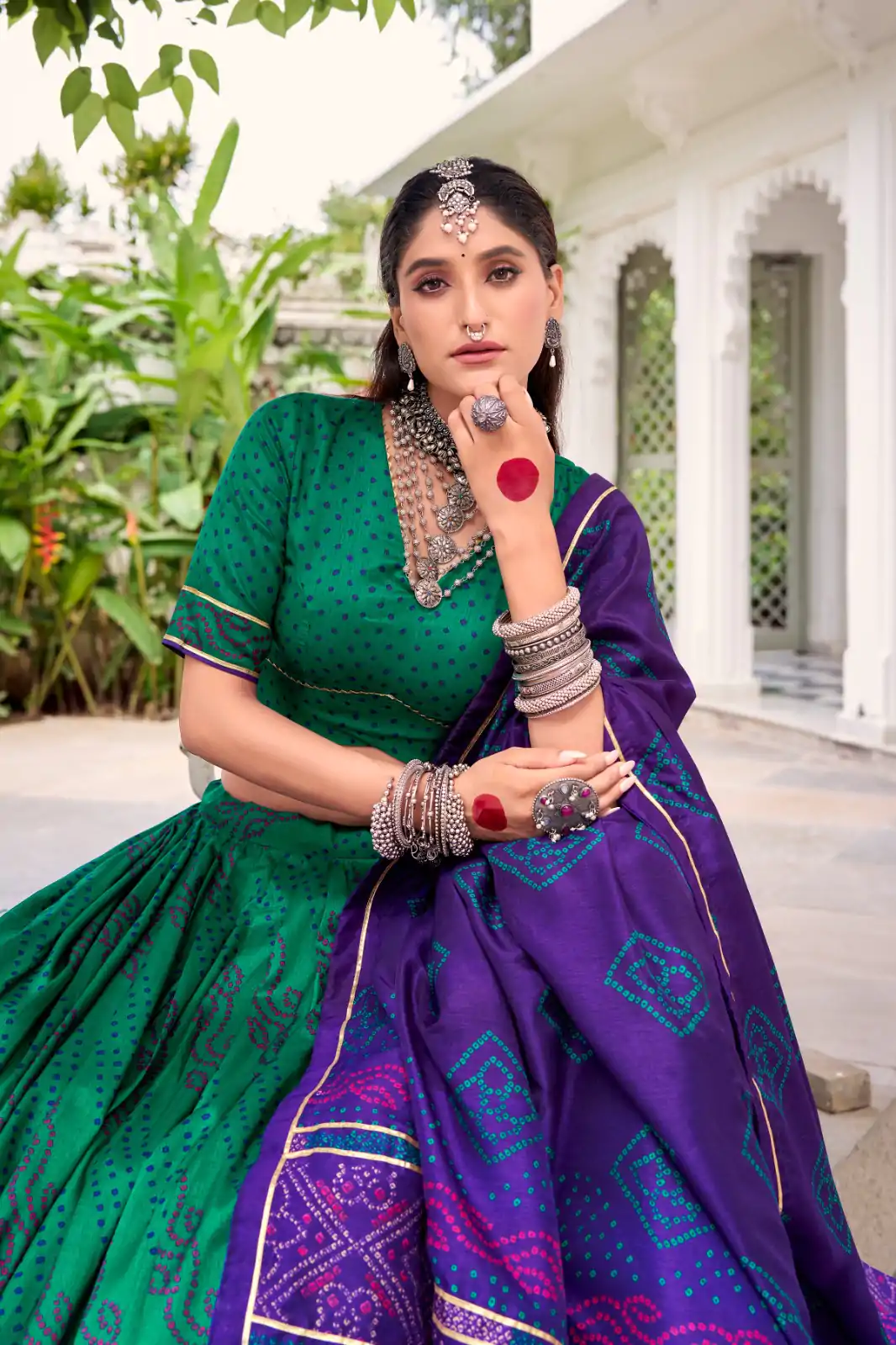 LNB 1250 Yellow Color Tasar Silk Bandhej Print With Gotta Patti Lace Lehenga Choli Festive Party Wedding, Events etc. Delivery 4-6 Working Days @2149/- | Lehenga, Bollywood Lehenga, Creative Lehenga, Designer Lehenga, Embroidered Lehenga, Party Wear Lehenga