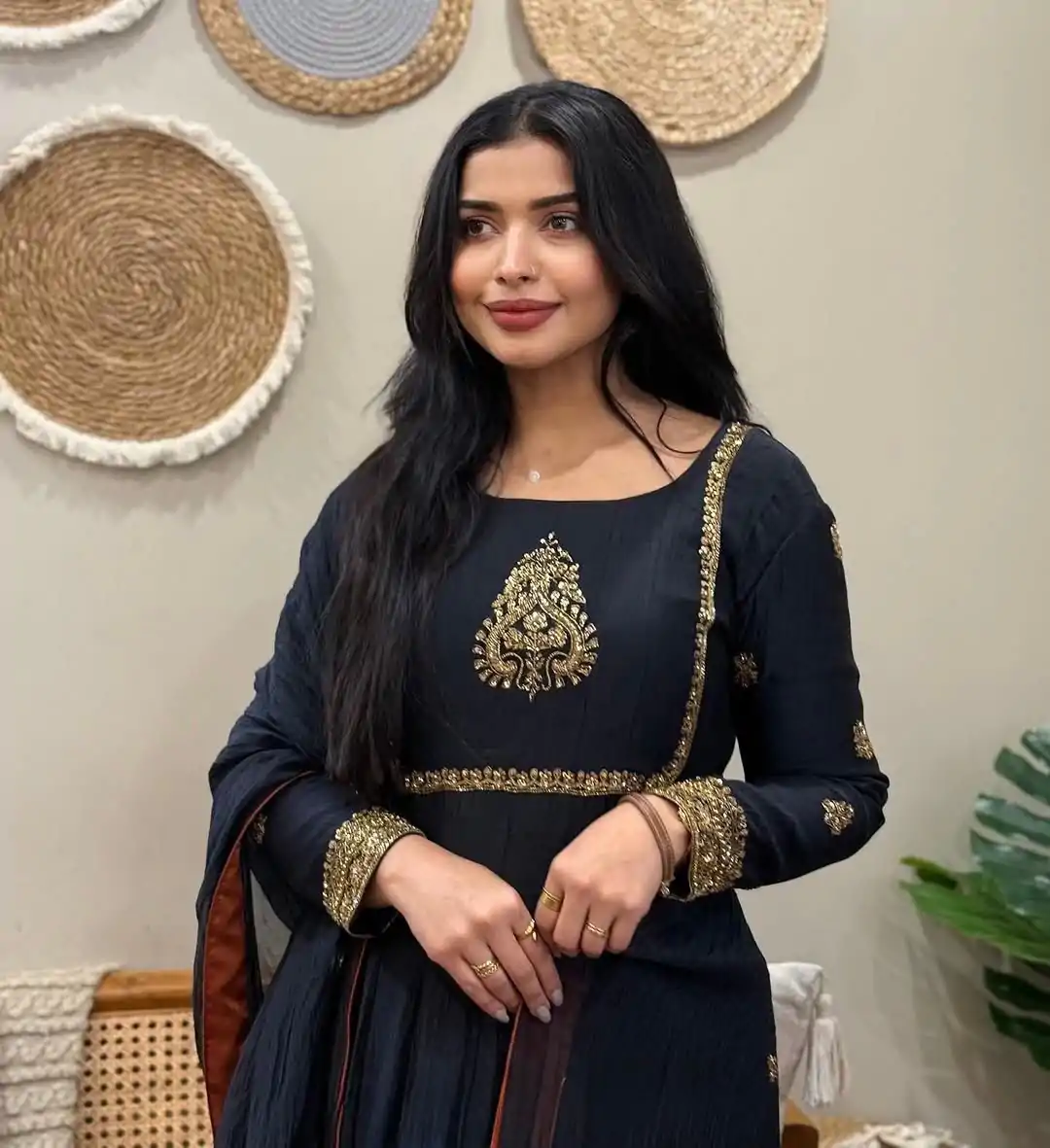 ZSR 3143 Black Heavy Fox Georgette With Embroidery Sequence Work Gown Perfect for Wedding, Party, Traditional Day, Diwali, Temple Visit At 1899 | Gowns, Bollywood Gowns, Creative Gowns, Designer Gowns, Embroidered Gowns, Party Wear Gowns