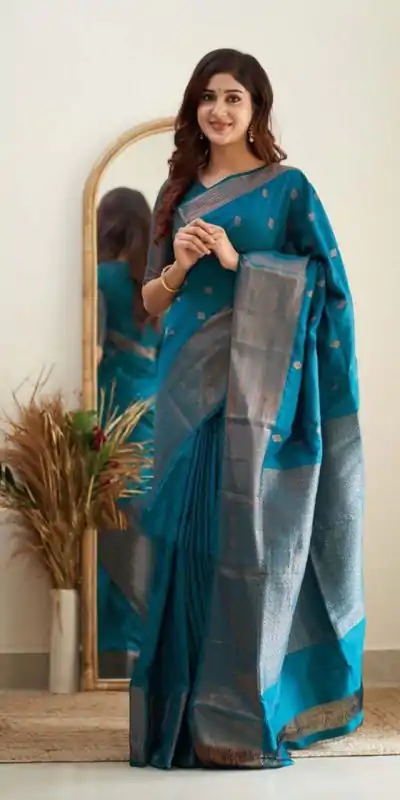 KP 5088 Blue Soft Lichi Silk Cloth Saree With Lace Border & Lace Work. Best Price ₹1349. Delivery 4-6 Working Days. Shop now. | Sarees, Bollywood Sarees, Creative Sarees, Designer Sarees, Embroidered Sarees, Ethnic Saree, Modern Digital sarees, Party Wear Sarees