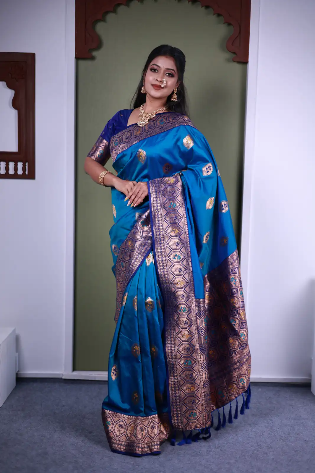 MB 22 Blue Soft Paithani silk Saree Perfect for Wedding, Party, Sangeet, Haldi, Housewarming – . Best Price ₹2449. Delivery 4-6 Working Days. Shop no | Sarees, Bollywood Sarees, Creative Sarees, Designer Sarees, Embroidered Sarees, Ethnic Saree, Modern Digital sarees, Party Wear Sarees