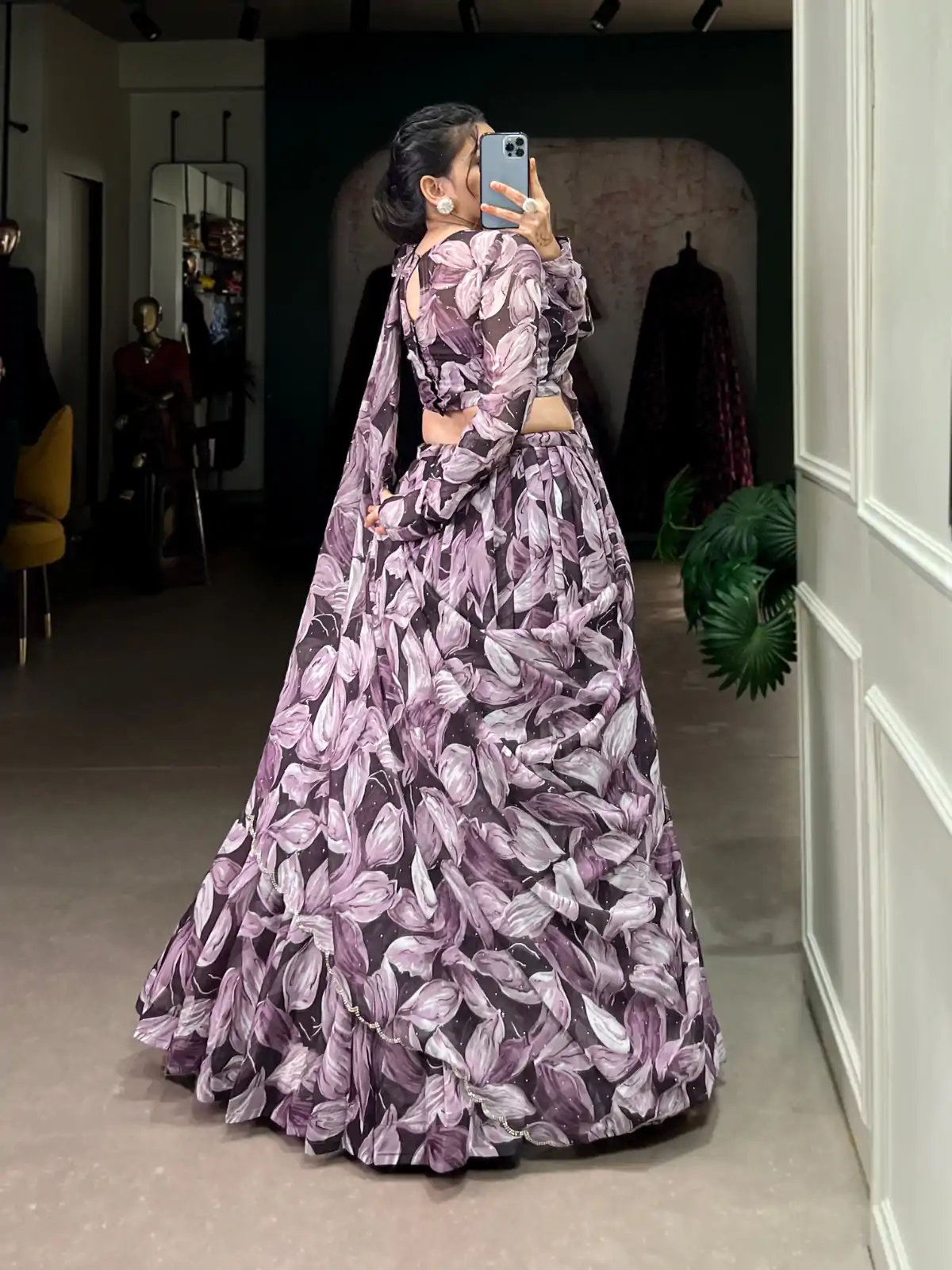 LNB 1027 Coffee Color Tabby Silk Lehenga Choli with Designer Work. Exclusive Offer ₹1999. Delivery 4-6 Working Days. Shop now. | Lehenga, Bollywood Lehenga, Creative Lehenga, Designer Lehenga, Embroidered Lehenga, Party Wear Lehenga