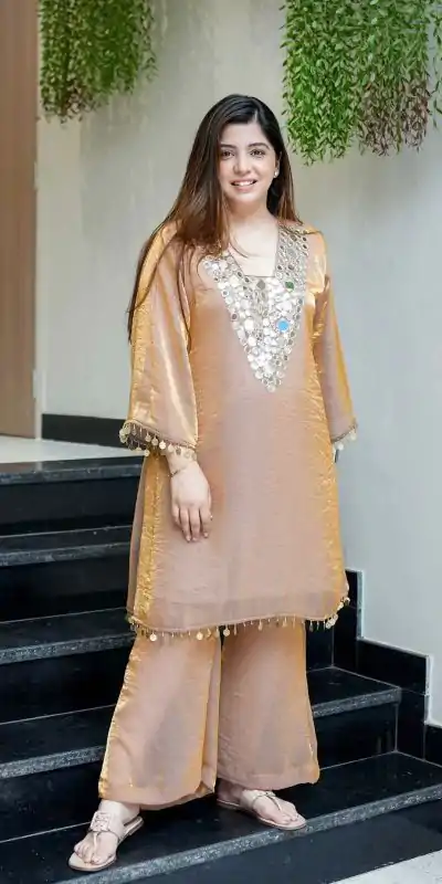 LG 1999 Gold Fendy With Mirror Work & Embroidery Work Salwar Suit able Price ₹1799 Afford. Delivery 4-6 Working Days. Shop now. | Jump Suits, Tops & Bottoms, Track Suits, Salwar suit, Casual Suits, Creative suits, Designer Suits, Palazzo Suits, Party Wear Suits, Patiala Suits, Straight Suits, Trendy Wear
