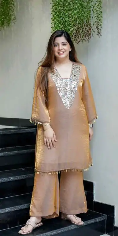 LG 1999 Gold Fendy With Mirror Work & Embroidery Work Salwar Suit able Price ₹1799 Afford. Delivery 4-6 Working Days. Shop now. | Jump Suits, Tops & Bottoms, Track Suits, Salwar suit, Casual Suits, Creative suits, Designer Suits, Palazzo Suits, Party Wear Suits, Patiala Suits, Straight Suits, Trendy Wear