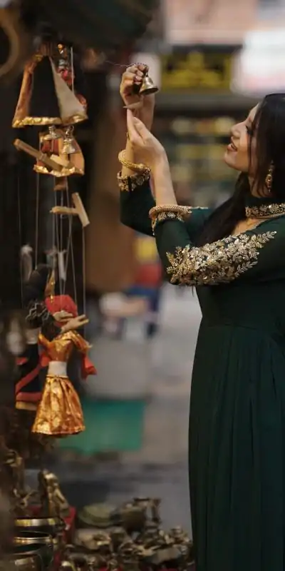 NSR 868 Green Color Heavy Faux Georgette Embroidery fency Sleeve Gown . Special Price ₹1899. Delivery 4-6 Working Days. Shop now. | Gowns, Bollywood Gowns, Creative Gowns, Designer Gowns, Embroidered Gowns, Party Wear Gowns