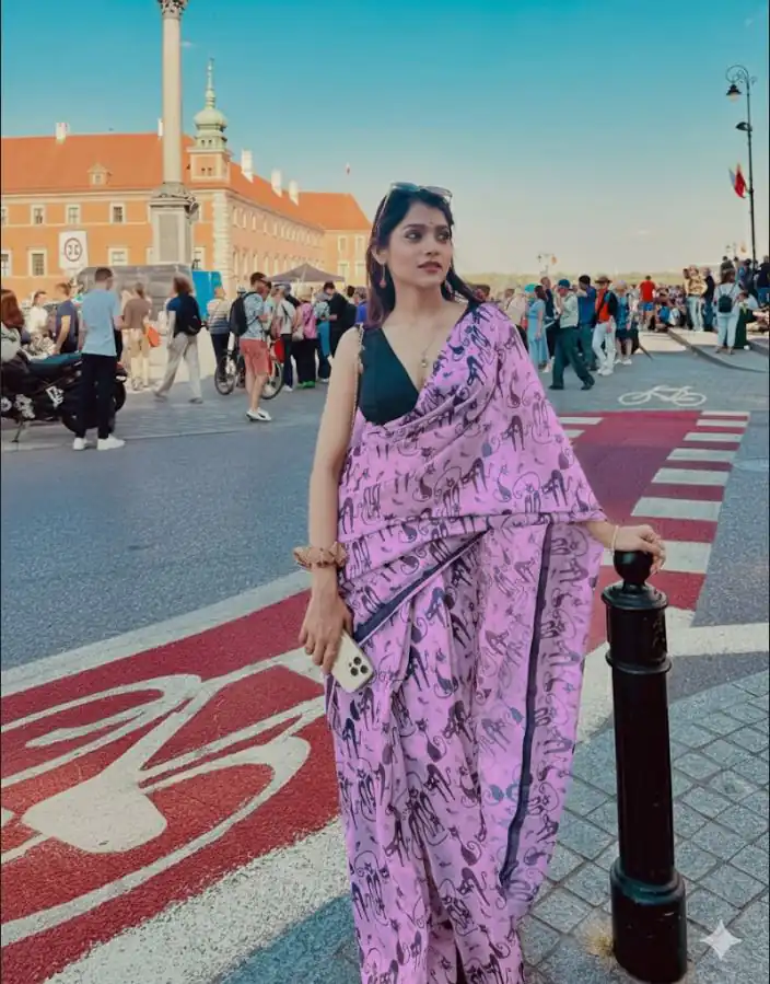 BT 432 Lavender Color Soft Cotton Digital Print Lace Work Saree . Special Price ₹1349. Delivery 4-6 Working Days. Shop now. | Sarees, Bollywood Sarees, Creative Sarees, Designer Sarees, Embroidered Sarees, Ethnic Saree, Modern Digital sarees, Party Wear Sarees