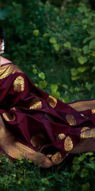 KP 3035 Maroon Soft Lichi Silk Saree Perfect for Wedding, Party, Housewarming, Raksha Bandhan, Family Gatherings . Exclusive Offer ₹1399. Delivery | Sarees, Bollywood Sarees, Creative Sarees, Designer Sarees, Embroidered Sarees, Ethnic Saree, Modern Digital sarees, Party Wear Sarees