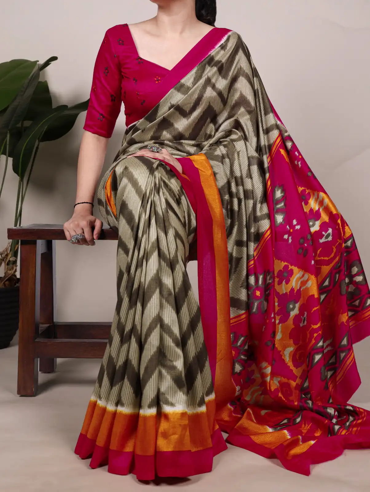 YNF 7043 Mehandi Color Tasar Silk Printed With Designer Work Saree. Festive Deal ₹1549. Delivery 4-6 Working Days. Shop now. | Sarees, Bollywood Sarees, Creative Sarees, Designer Sarees, Embroidered Sarees, Ethnic Saree, Modern Digital sarees, Party Wear Sarees