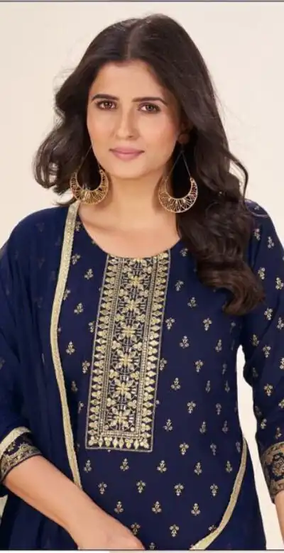 INLI Muskaan Navy Blue in Rayon Lace Work & Embroidery Work Salwar Suit. Festive Deal ₹1949. Delivery 4-6 Working Days. Shop now. | Jump Suits, Salwar suit, Casual Suits, Creative suits, Designer Suits, Palazzo Suits, Party Wear Suits, Patiala Suits, Straight Suits