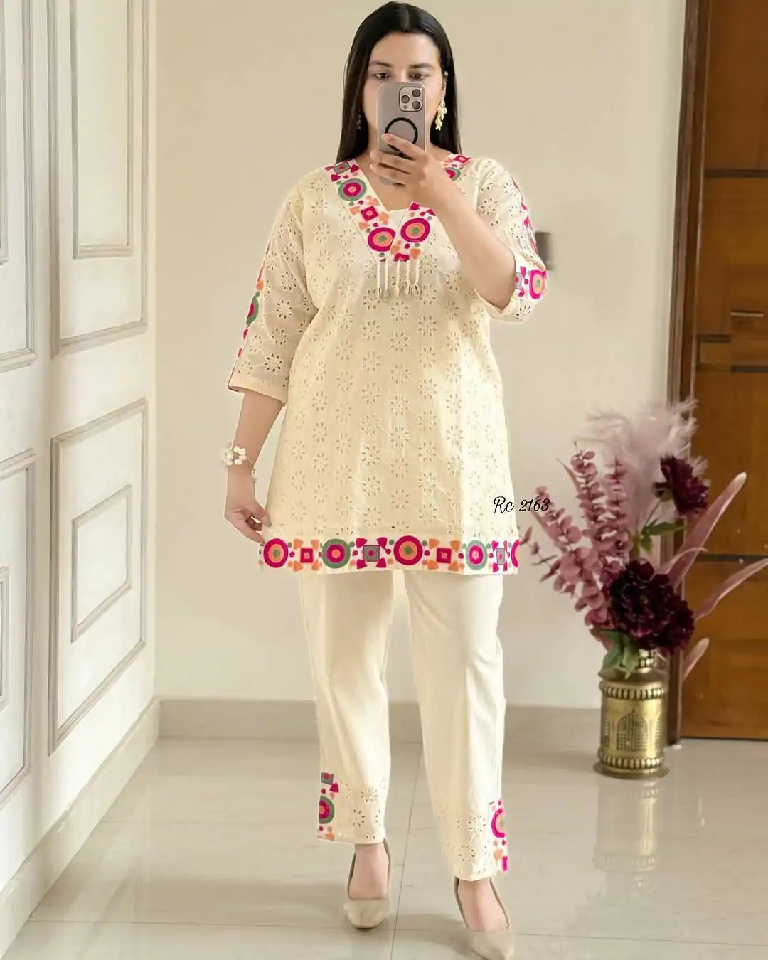 ZSR 3137 Off White | Off White Cotton Salwar Suit with Embroidery Work & Thread Embroidery. Introductory Price ₹1899. Delivery 4-6 Working Days. Shop now. | Jump Suits, Tops & Bottoms, Track Suits, Salwar suit, Casual Suits, Creative suits, Designer Suits, Palazzo Suits, Party Wear Suits, Patiala Suits, Straight Suits, Trendy Wear