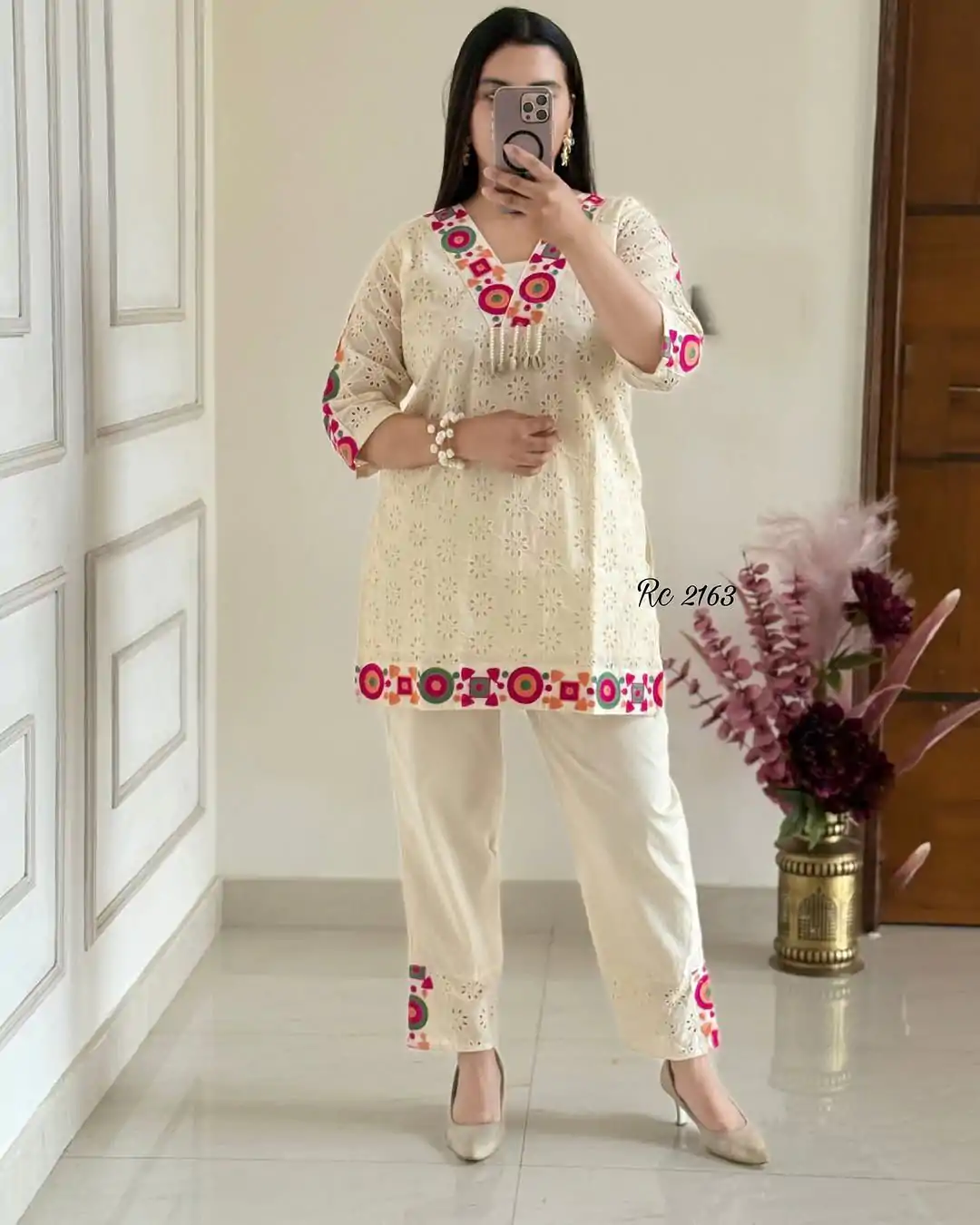 ZSR 3137 Off White | Off White Cotton Salwar Suit with Embroidery Work & Thread Embroidery. Introductory Price ₹1899. Delivery 4-6 Working Days. Shop now. | Jump Suits, Tops & Bottoms, Track Suits, Salwar suit, Casual Suits, Creative suits, Designer Suits, Palazzo Suits, Party Wear Suits, Patiala Suits, Straight Suits, Trendy Wear