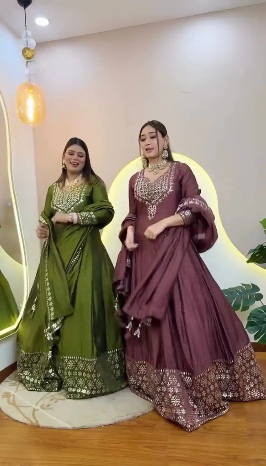 NSR 872 Onion Roman Simmer Silk With Fency Neck And Fecny Sleeve Gown with Embroidery Work & Lace Work. Available at ₹2449 only. Delivery 4-6 Wor | Gowns, Bollywood Gowns, Creative Gowns, Designer Gowns, Embroidered Gowns, Party Wear Gowns