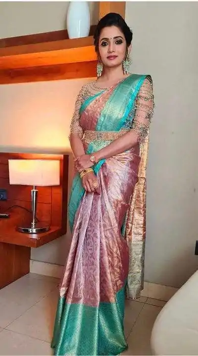 KP 5093 Peach Soft Lichi Silk With Lace Work & Lace Border Saree Now a t just ₹1449. Delivery 4-6 Working Days. Shop now. | Sarees, Bollywood Sarees, Creative Sarees, Designer Sarees, Embroidered Sarees, Ethnic Saree, Modern Digital sarees, Party Wear Sarees