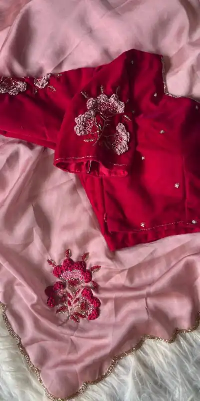 AC AZAELEA Pink Rangoli Silk Lace Work & Resham Work Saree with . Exclusive Offer ₹2549. Delivery 4-6 Working Days. Shop now. | Sarees, Bollywood Sarees, Creative Sarees, Designer Sarees, Embroidered Sarees, Ethnic Saree, Modern Digital sarees, Party Wear Sarees