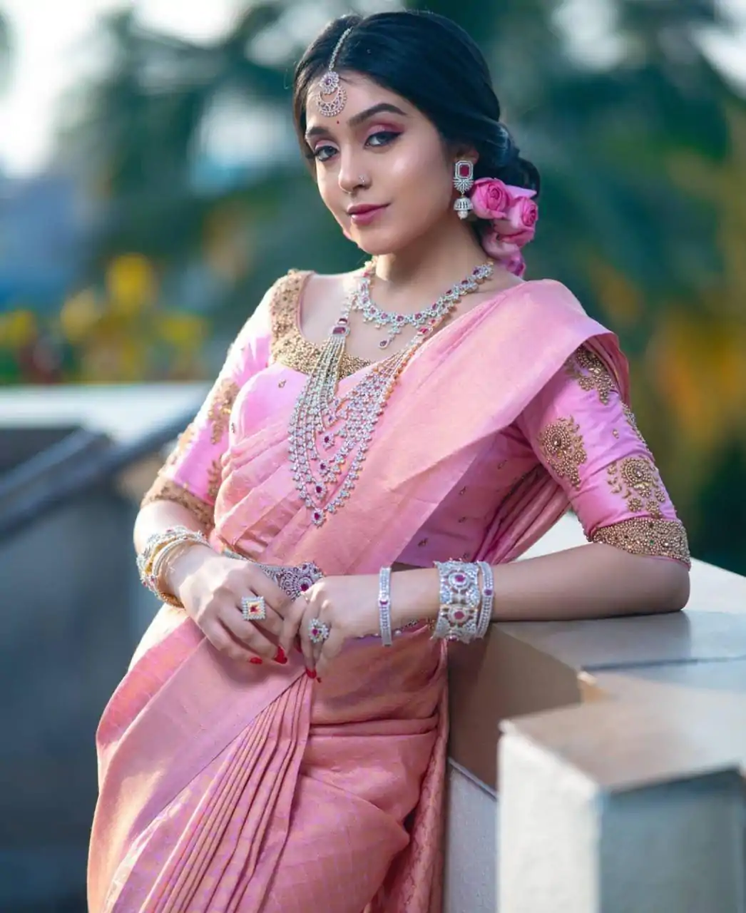 KP 3016 Pink Color Soft Lichi Silk Perfect for Wedding, Party, Makar Sankranti, Pooja, Bridal Wear Cloth. Saree. Introductory Price ₹1399. Delivery 4-6 Wo | Sarees, Bollywood Sarees, Creative Sarees, Designer Sarees, Embroidered Sarees, Ethnic Saree, Modern Digital sarees, Party Wear Sarees