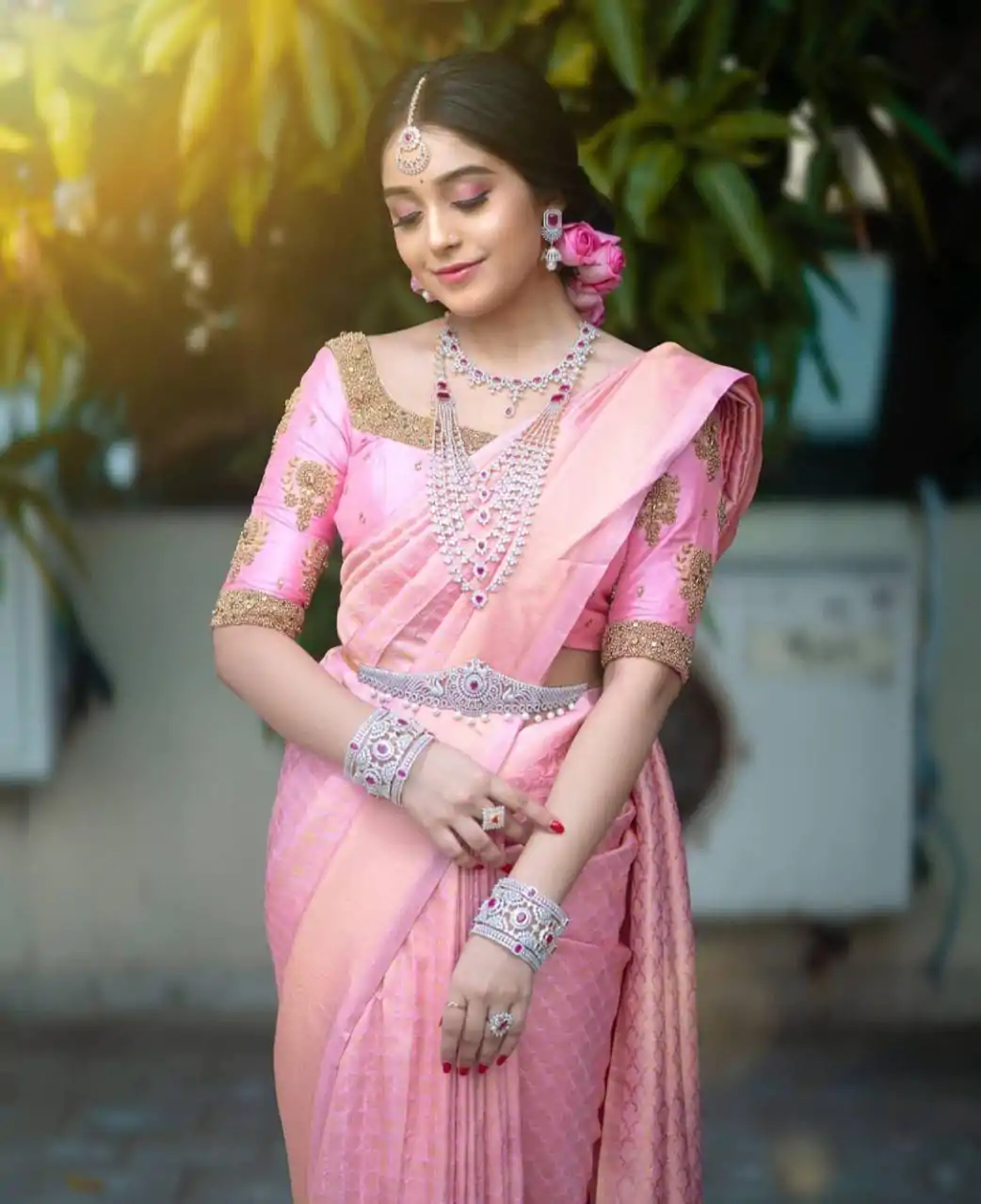KP 3016 Pink Color Soft Lichi Silk Perfect for Wedding, Party, Makar Sankranti, Pooja, Bridal Wear Cloth. Saree. Introductory Price ₹1399. Delivery 4-6 Wo | Sarees, Bollywood Sarees, Creative Sarees, Designer Sarees, Embroidered Sarees, Ethnic Saree, Modern Digital sarees, Party Wear Sarees