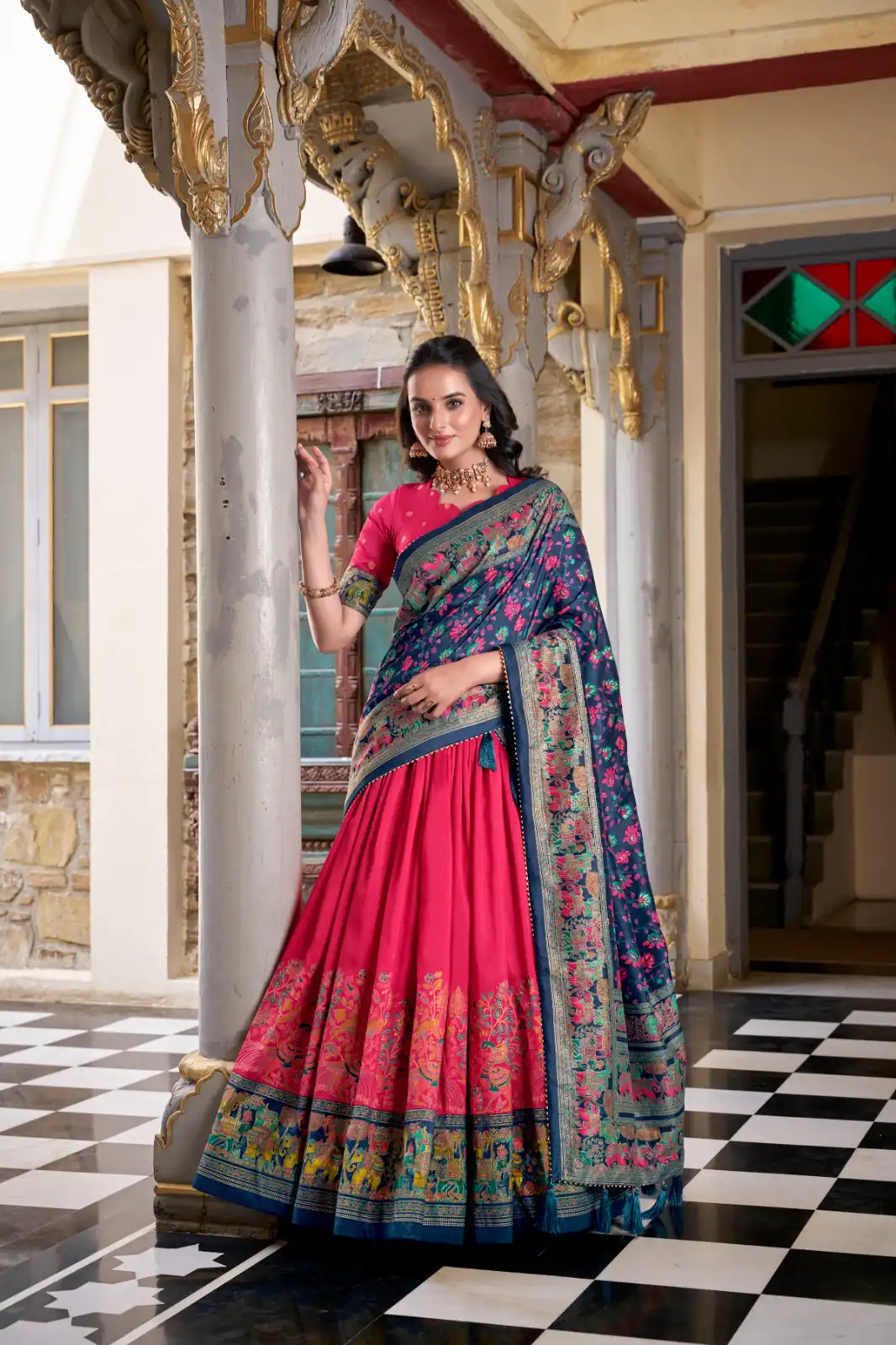 LNB 1245 Pink Tasar Silk With Gotta Patti Work & Lace Work Lehenga Choli Best Price ₹2449. Delivery 4-6 Working Days. Shop now. | Lehenga, Bollywood Lehenga, Creative Lehenga, Designer Lehenga, Embroidered Lehenga, Party Wear Lehenga