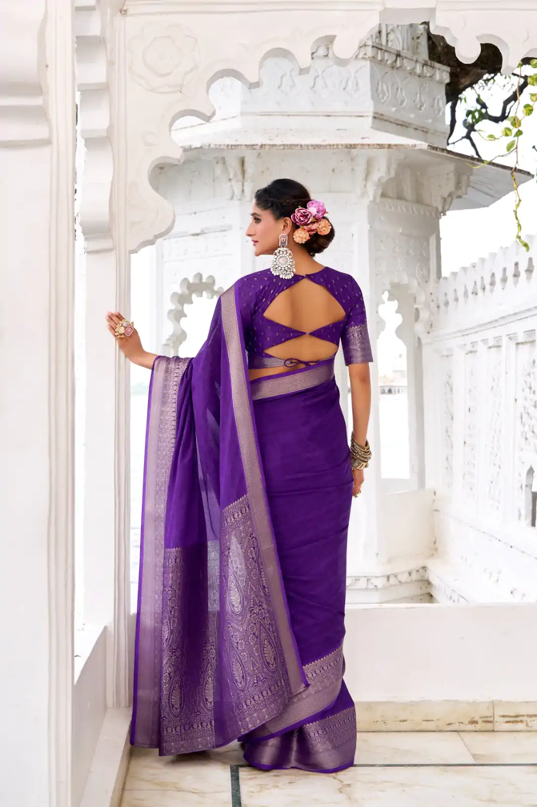 YNF 7902 Purple Color Chinon Printed With Zari Weaving Work Saree With Zari Work. Best Price ₹1549. Delivery 4-6 Working Days. Shop now. | Sarees, Bollywood Sarees, Creative Sarees, Designer Sarees, Embroidered Sarees, Ethnic Saree, Modern Digital sarees, Party Wear Sarees